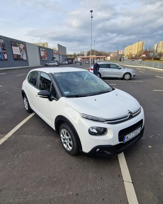 Citroen C3 cena 39999 przebieg: 80800, rok produkcji 2020 z Zabrze małe 79